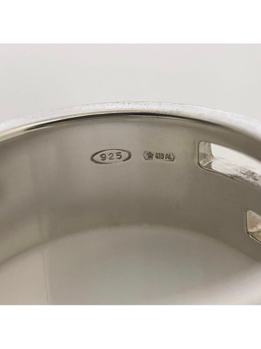 Gucci Ring Silver Cut - Picture 6 of 8